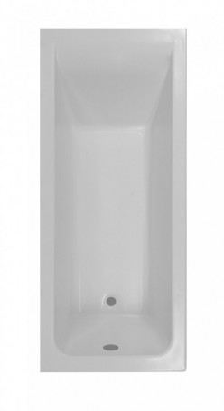 Акриловая ванна Aquanet Bright 00239596, 155 x 70 см, белая (каркас приобретается отдельно)