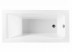 Акриловая ванна Aquanet Bright 00239596, 155 x 70 см, белая (каркас приобретается отдельно)