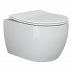 Сет 4 в 1: инсталляция Ceramicanova Envision с подвесным унитазом Play CN3001_1002M_1000 Rimless CN3001, шумоизоляция, кнопка смыва Flat хром матовый