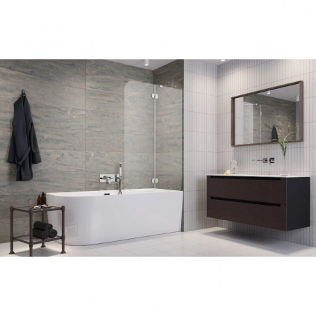 Шторка на ванну Radaway Torrenta PNJ II 120 Left/Right 12011203-101L/R, 120 см, стекло прозрачное, профиль хром, левая/правая
