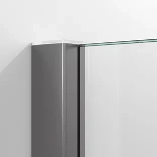 Душевое ограждение Vegas Glass 90х100 см, Z+ZPV Inside 90*100 11 Moru, профиль оружейная сталь, стекло Мору (Moru)