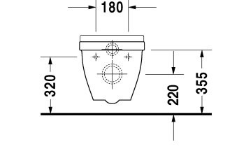 Подвесной унитаз Duravit Starck 3 2225090000, с крышкой-сиденьем SoftClose 0063890000