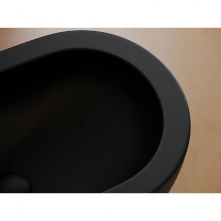 Подвесное биде Ceramicanova Uno CN11002MB, цвет черный матовый, сантехфарфор