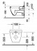 Подвесной унитаз Duravit Starck 3 2201090000, с полочкой