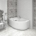 Ванна гидромассажная акриловая Радомир Vannesa Massage Ирма, 150 х 97 см, система актив хром, левая/правая