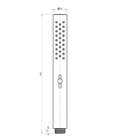 Лейка для душа Splendy Sense V SV21728C4BM, 4 режима, цвет черный матовый