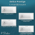 Чугунная ванна Delice Prestige 175x75 см, без покрытия, без ручек, цвет белый DLR230611 
