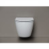 Подвесной безободковый унитаз Ceramicanova Whirl CN11007T, Торнадо, крышка микролифт, белый
