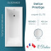 Ванна чугунная Delice Prestige  180х80 см, без покрытия, без ручек, цвет белый DLR230623