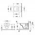 Подвесной унитаз Duravit D-Code 45700900A1, безободковый, крышка микролифт