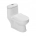 Детский унитаз-моноблок SantiLine SL-5015W, безободковый, сиденье микролифт, белый