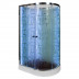 Душевая кабина AvaCan EM1512LNLED+GM/EM1512RNLED+GM 98255/98265, 120 x 80 см, LED-подсветка, с гидромассажем, без крыши, поддон низкий, левая/правая, стекло матовое с узором, профиль хром