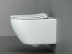 Подвесной унитаз Ceramicanova Pearl CN8001, безободковый, крышка микролифт, белый