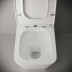 Напольный унитаз Ceramicanova Cubic Rimless CN1803, безободковый, с бачком, сиденье Soft Close, сантехфарфор, белый