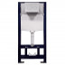 Комплект Splendy ST3011TPRCR/10PL02007SV/40S80200I Set, инсталляция с безободковым белым унитазом, сиденье микролифт, клавиша смыва хром