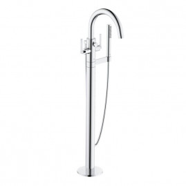Смеситель Kludi Nova Fonte Puristic 205900515 для ванны и душа, напольный, цвет хром