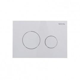 Комплект Splendy ST3011TPRW/10PL02007SV/40S80200I Set, инсталляция с безободковым унитазом, сиденье микролифт, клавиша смыва белый глянцевый