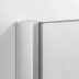 Душевое ограждение Vegas Glass 80х90 см, Z+ZPV Inside 80*90 07 01, профиль матовый хром, стекло прозрачное