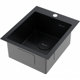 кухонная мойка Omoikiri Akisame 41-GB нерж. сталь/графит 4997011