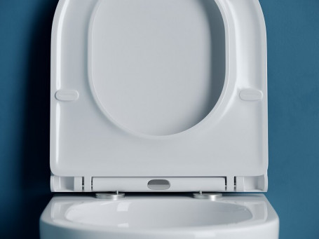 Подвесной унитаз Ceramicanova Vogue, CN4008T, Торнадо, безободковый, крышка-сиденье микролифт, белый