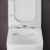 Приставной унитаз Ceramicanova Cubic Rimless CN1809, крышка с микролифтом, сантехфарфор