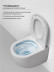 Подвесной безободковый унитаз Ceramicanova Metropol CN4002T Rimless, смыв торнадо, крышка микролифт, сантехфарфор