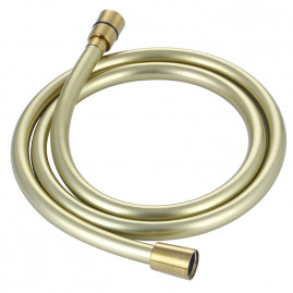 Душевой шланг Aquame AQM1502BG, 150 см, пластиковый, цвет золото шлифованное