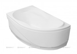 Акриловая ванна Aquanet Graciosa 150 x 90 см, цвет белый, (203940/203941)