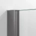 Душевое ограждение Vegas Glass 60х70 см, Z+ZPV Inside 60*70 11 02, профиль оружейная сталь, стекло шиншилла