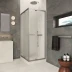 Душевое ограждение Vegas Glass 60х70 см, Z+ZPV Inside 60*70 11 02, профиль оружейная сталь, стекло шиншилла