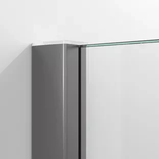 Душевое ограждение Vegas Glass 60х90 см, Z+ZPV Inside 60*90 11 02, профиль оружейная сталь, стекло шиншилла