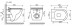 Сет 4 в 1: инсталляция Ceramicanova Envision с подвесным унитазом Metropol CN4002_1002B_1000 Rimless CN4002, шумоизоляция, кнопка смыва Flat черный матовый