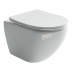 Сет 4 в 1: инсталляция Ceramicanova Envision с подвесным унитазом Metropol CN4002_1002B_1000 Rimless CN4002, шумоизоляция, кнопка смыва Flat черный матовый