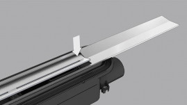 Дренажный канал TECE Drainprofile, 671010, 100 см, нержавеющая сталь глянцевая