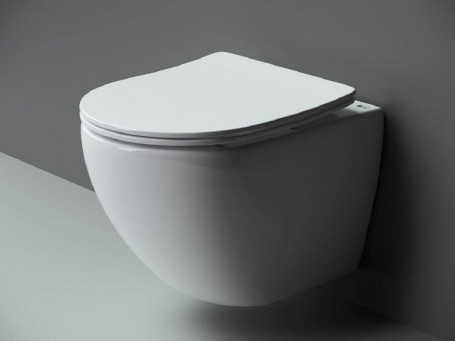 Сет 4 в 1: инсталляция Ceramicanova Envision с подвесным унитазом Metropol CN4002_1002W_1000 Rimless CN4002, сантехфарфор, шумоизоляция, кнопка смыва Flat белый