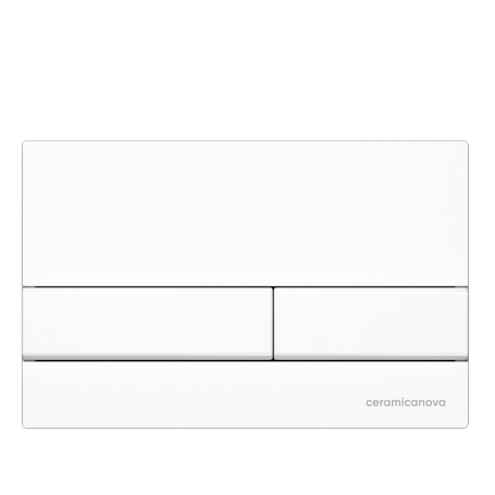 Сет 4 в 1: инсталляция Ceramicanova Envision с подвесным унитазом Metropol CN4002_1002W_1000 Rimless CN4002, сантехфарфор, шумоизоляция, кнопка смыва Flat белый