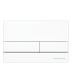 Сет 4 в 1: инсталляция Ceramicanova Envision с подвесным унитазом Metropol CN4002_1002W_1000 Rimless CN4002, сантехфарфор, шумоизоляция, кнопка смыва Flat белый
