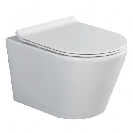 Подвесной унитаз Splendy Bliss BL10152VTNW, безободковый, Торнадо, белый