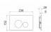 Сет 4 в 1: инсталляция Ceramicanova Envision с подвесным унитазом Forma CN3009_1001M_1000 Rimless CN3009, сантехфарфор, шумоизоляция, кнопка смыва Round хром матовый