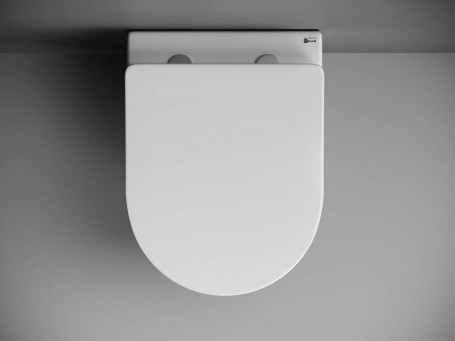 Подвесной унитаз Ceramicanova Mono Rimless CN1905 безободковый, с сиденьем Soft Close, сантехфарфор