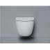 Подвесной безободковый унитаз Ceramicanova Alba CN11005T, Торнадо, крышка микролифт, белый