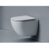 Подвесной безободковый унитаз Ceramicanova Alba CN11005T, Торнадо, крышка микролифт, белый