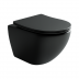 Сет 4 в 1: инсталляция Ceramicanova Envision с подвесным унитазом Metropol CN4002MB_1002M_1000 Rimless CN4002MB, сантехфарфор, шумоизоляция, кнопка смыва Flat хром матовый
